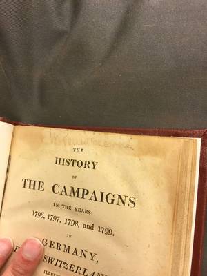 [no author]. The history of the campaigns in the years 1796, 1797, 1798 and 1799, in Ger (1812) WAM-DC-0087-snoXmVzO.Image_2.053659